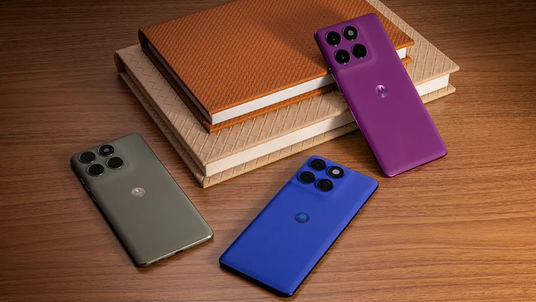 Motorola Edge 60 e Edge 60 Pro são lançados com ecrã quad-curvo, chip MediaTek e certificação militar