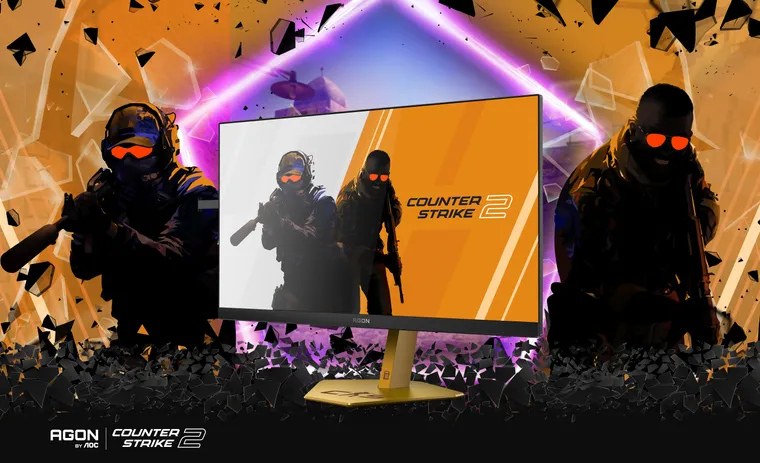 AGON by AOC lança monitores de 610 Hz em colaboração com Counter-Strike 2