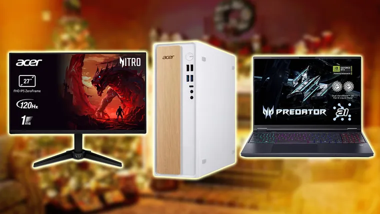 Acer reúne sugestões de presentes de Natal com opções para toda a família