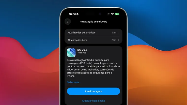 iOS 26.5 a drenar a bateria do seu iPhone? Eis o motivo
